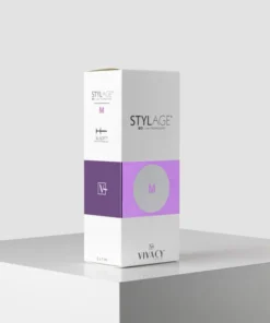 Buy Stylage M (2x1ml) dermal filler online. A premium hyaluronic acid filler designed to smooth wrinkles, restore facial volume, and provide natural-looking facial rejuvenation.